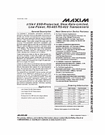 DataSheet MAX1487E pdf